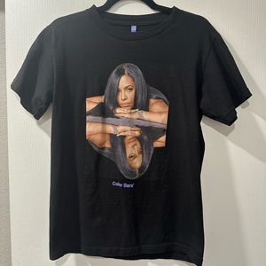 Women’s Black Color Bar x Aaliyah T-Shirt